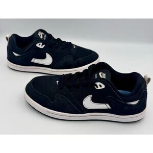 NIKE SB ALLEYOOP' BLACK WHITE SIZE 5.5Y GS CJ0883-001 #184